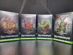 Bloomburrow Commander Deck Display Magic the Gathering Set Of 4- Sealed Case - Image 1