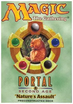 Portal Second Age Theme Deck Nature's Assault (ENGLISH) NEW MAGIC MTG ABUGames - Image 1