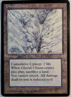 MTG Glacial Chasm - Ice Age (ICE) - Magic the Gathering ~NM/Unplayed - Image 1