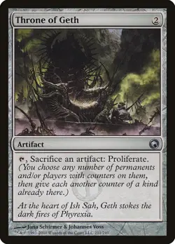 Throne of Geth 1x MtG Scars of Mirrodin SP/NM - Image 1