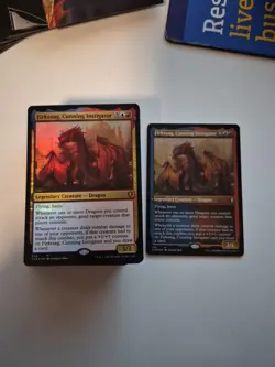 MTG Draconic Dissent Commander Legends Commander Deck inc Deck box and sleeves - Image 1