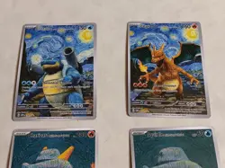 4 Pokemon x Van Gogh Black Star Promo ACG Art Card - read description - Image 2
