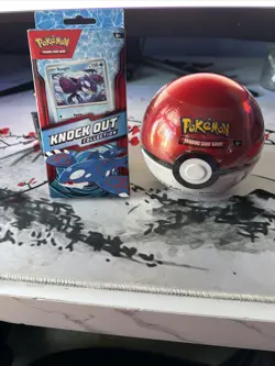 Pokemon Standard Ball Pokeball Tin E25 and Knockout Collection Kyogre SEALED - Image 1