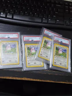 2002 Pokemon Light Wigglytuff - Neo Destiny - Unlimited - 54/105 - PSA 7. 1st Ed - Image 1