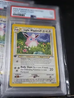 2002 Pokemon Light Wigglytuff - Neo Destiny - Unlimited - 54/105 - PSA 7. 1st Ed - Image 2