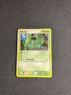 Pokemon TCG Treecko 70/106 Emerald Reverse Holo HP/DMG - Image 3