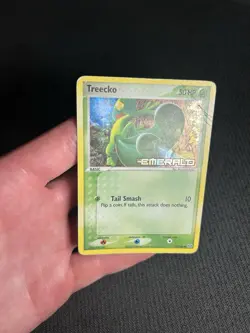 Pokemon TCG Treecko 70/106 Emerald Reverse Holo HP/DMG - Image 5