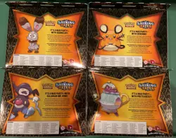 NEW Pokemon TCG: Complete Set of 4 Shining Fates Mad Party Pin Collections - Image 3