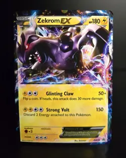 Pokemon TCG - ZEKROM EX - BW38 - HOLO - PROMO - BLACK & WHITE (2012) - MP - Image 1