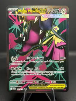 Mega Mawile EX Full Art Ultra Rare 162/132 Pokemon Mega Evolution Near Mint - Image 1