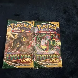 Pokemon Evolving Skies Booster Pack Art Set 4x Sealed Packs S & S,Fast Ship - Image 1