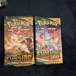 Pokemon Evolving Skies Booster Pack Art Set 4x Sealed Packs S & S,Fast Ship - Image 2