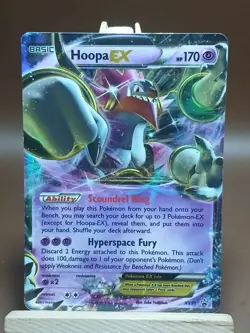 HP Pokemon TCG - Hoopa EX - XY71 - Ultra Rare - XY Black Star Promo - Image 1