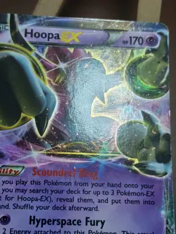 HP Pokemon TCG - Hoopa EX - XY71 - Ultra Rare - XY Black Star Promo - Image 5