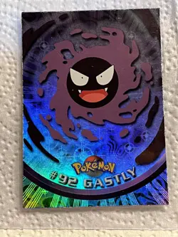 2000 Pokemon TV Animation Edition - Holo Foil card 92 Ghastly - Image 1