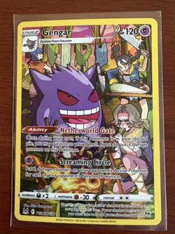 Gengar TG06/TG30 SWSH Lost Origin Trainer Gallery Ultra Rare Pokemon NM - Image 2