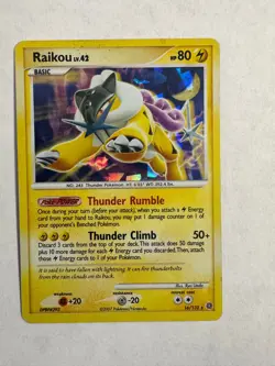 2007 Pokemon Raikou #16/132 Pre-owned - Image 1