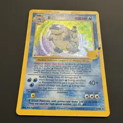Blastoise Celebrations Classic Collection 2/102 Holo Base Set Pokemon Card 2021 - Image 2