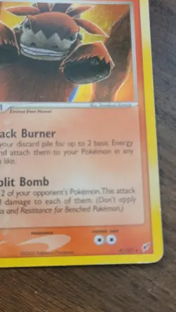 Camerupt 4/107 EX Deoxys (2005) Holo Rare Unique Art Card Pokemon TCG - Image 5