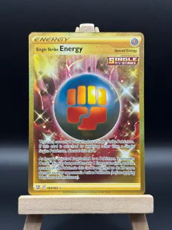 Pokemon Single Strike Energy Secret Rare SWSH Battle Styles #183/163 NM 183/163 - Image 1
