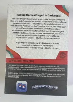 Pokemon TCG - Scarlet & Violet - Obsidian Flames - Booster Bundle 6pk-Sealed Box - Image 3