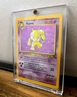 1999 Pokemon Fossil 1st Edition HOLO - Hypno 8/62 Rare, Vintage TCG (LP) - Image 5