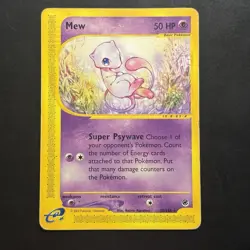 Pokemon Vintage Mew 055/165 Expedition Base Set, E-reader Wotc 2002 - Image 1