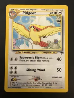 Pokemon Vintage Southern Islands Pidgeot 2/18 Rare WotC Promo - Image 2