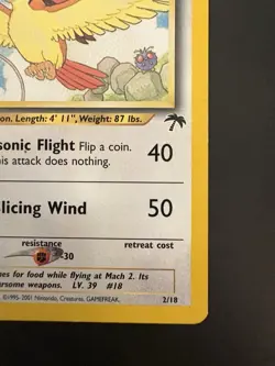 Pokemon Vintage Southern Islands Pidgeot 2/18 Rare WotC Promo - Image 5