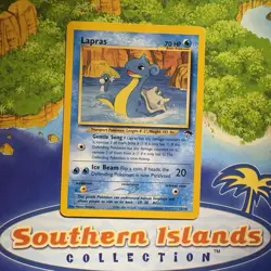 Pokemon Vintage Southern Islands Lapras 12/18 Rare WotC Promo - Image 1