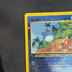 Pokemon Vintage Southern Islands Reverse Holo Marill 11/18 Rare WotC Promo - Image 3