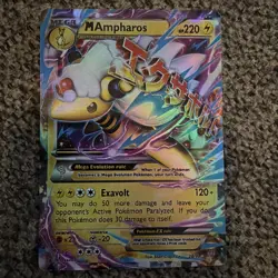 Pokemon TCG M AMPHAROS EX #28 Ancient Origins Holo NM Near Mint Ultra Rare - Z-1 - Image 4