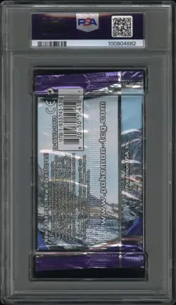 PSA 10 Gem 2007 Pokemon Diamond & Pearl Base Dialga Sealed Foil Booster Pack - Image 2