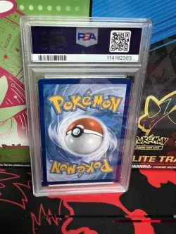 Pokemon Skyla 122/122 Breakpoint Full Art Ultra Rare Holo PSA 8 - Image 2