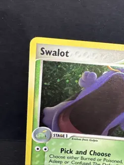 2006 Pokemon Swalot 11/100 Crystal Guardians Holo EX - Image 2