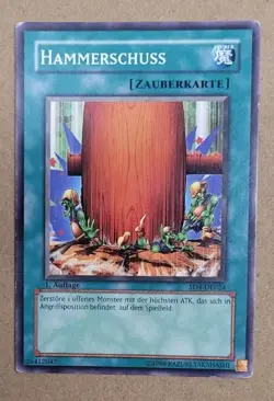 Yu-Gi-Oh! | Hammerschuss | Common | SD4-DE024 | 1.Auflage - Image 1