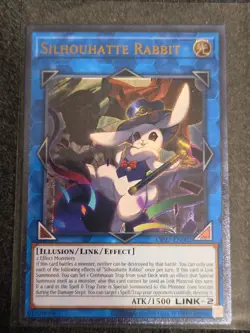 Yugioh! Silhouhatte Rabbit OP27-EN002 OTS Tournament Pack 27 Ultimate Rare - Image 1