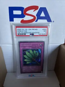 Yu-Gi-Oh! Goblin Fan - TFK-003 - Secret Rare Promo - PSA 7 - Image 1