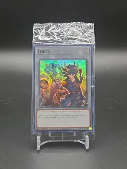 Yusei & Junk Warrior SEALED Token Promo Yugioh Tcg Doom Of Dimensions - Image 1