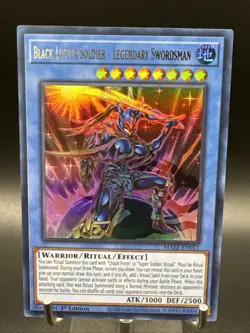 Black Luster Soldier Legendary Swordsman MAZE-EN011 Maze of Memories 1st edition - Image 3
