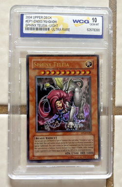 Yu-Gi-Oh! TCG 2004 Sphinx Teleia Exclusive Pack EP1-EN003 WCG 10 - Image 1