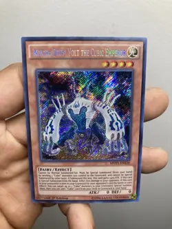 Yugioh: Indiora Doom Volt the Cubic Emperor MVP1-ENS38 -Secret Rare 1st Ed NM - Image 1