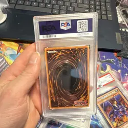 YuGiOh Juggernaut Liebe Alt Art 1st Ed QC Secret Rare PSA 8 Graded Slab QCR - Image 2