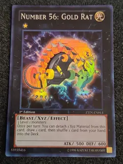 Number 56: Gold Rat ZTIN-EN013 2013 ZEXAL Collection Tin 1st Edition Super LP - Image 1