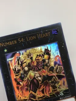 Yugioh Number 54: Lion Heart BLC1-EN037 Ultra Rare 1st Edition NM GOLD - Image 2