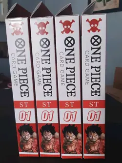 (4) One Piece Starter Decks ST-01 X4 Lot. Brand New Sealed Luffy English - Image 1