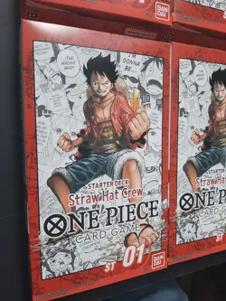 (4) One Piece Starter Decks ST-01 X4 Lot. Brand New Sealed Luffy English - Image 4