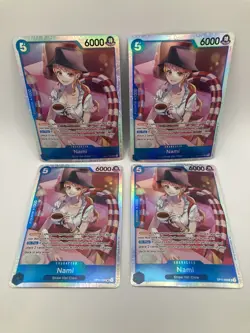 4x One Piece OP11-054 SR Nami - English - Foil - Playset - TCG - NM/M - Image 3