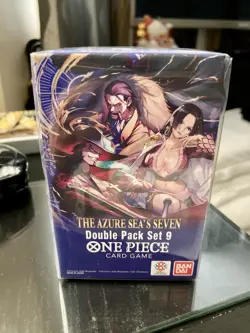 One Piece TCG: The Azure Sea’s Seven Double Pack DP-09 English Sealed - Image 2