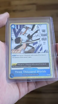 Three Thousand Worlds English OP03-057 R Alt Art One Piece TCG PRB-01 - Image 1